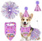 Hunde Geburtstag Hut Bandana Set, Hundebekleidung Zubehör Hund Geburtstag Bandana Mütze Haustier Alles Gute Zum Geburtstag Liefert Hunde Geburtstag Hut Bandana Set Für Kleine Mittlere Große Hunde