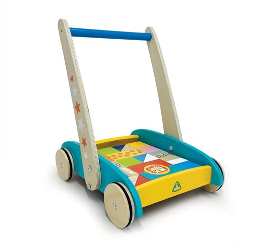 Early Learning Centre Wooden Toddle Truck and Bricks With Blocks for Children From 1 Year - ELC Toddler Walker
