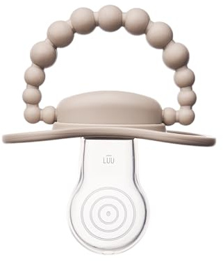 LUU - Schnuller 0-3 Monate - Babyschnuller aus medizinischem Silikon, Unterstützt die korrekte Entwicklung der Mundhöhle & Zähne, Stillfreundlich, BPA-frei - Sand Storm