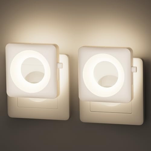 Feliigo Nachtlicht Steckdose LED Kinder Dimmbar mit Dämmerungssensor 2Stück, 4000K Naturweiß Steckdosenlampe mit AUTO/AUS/EIN, Steckdosenlicht Baby Stilllicht für Kinderzimmer/Bad/Schlafzimmer/Flur/T
