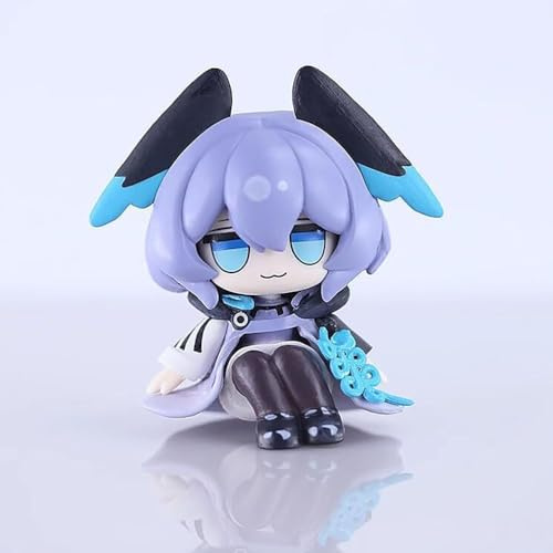 Sdfsed 8 cm Arknights figur PVC staty animefigurer actionfigur modell samling docka dekoration leksak gåva (storlek: Grön)