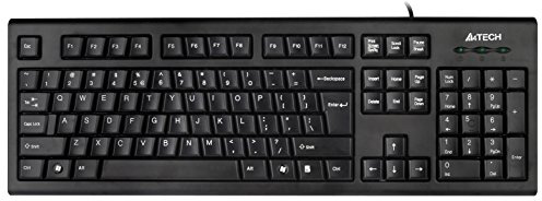 A4tech KRS-85 naturligt ergonomiskt tangentbord med rundad kant