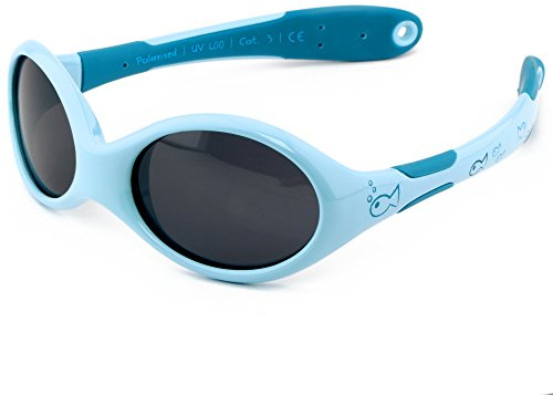 ActiveSol BABY Sonnenbrille 0–18 Monate, 100% UV-Schutz, BPA-frei, polarisiert, verstellbares Band, Prüfengel Bestnoten