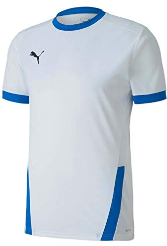 PUMA Herren teamGOAL 23 Jersey Trikot, White-Electric Blue Lemonade, S