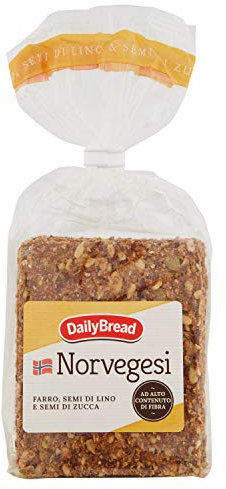 Dailybread Norvegesi Farro Semi Lino E Semi Di Zucca, 220g