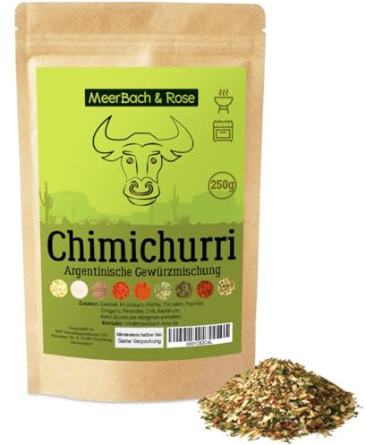 Chimichurri Gewürzmischung, 250g Chimi Churri, Argentinisches Gewürz, Chimichurri Gewürz, perfekt zum Grillen!