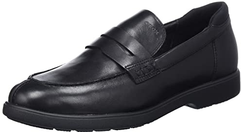 Geox U Spherica Ec11 Wide, Mocassini Oxford Uomo, C 9999 Black, 42 EU