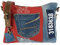 Sunsa Damen Tasche. Nachhaltige Umhängetasche. Handtasche Bag aus recycelter Jeans & Canvas in Vintage Stril. Rot/blau Schultertasche Crossover mit Verstellbarere Henkel