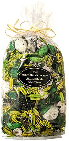 Milford Collection Jasmine & Magnolia Pot Pourri (250g), Green