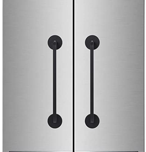LEVOSHUA Magnetic Refrigerator Door Handle, Super Strong Magnetic Fridge Pull Handle, Replacement Handle Bar for Fridge, Metal Entry Door, Metal Garage Door, Dryer 2 Pack