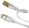 Germany B.e.s.t CAT 8.1 Netzwerkkabel Patchkabel 3,00m 40,0 Gbits RJ45 LAN Kabel S/FTP Kupfer PiMF für PC Router Modem Switch Flach Weiß