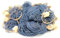 Deko Netz Fischernetz ca. 250x250cm BLAU Baumwolle Maschen 2x2cm m. Schwimmern