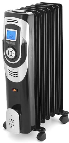 Olimpia Splendid 99623 Caldorad 7 Digital Ölradiator Elektroheizung 1500 W mit Timer-Funktion, 50 m³