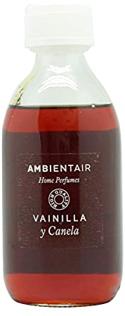 Deodorante per Ambienti. Ricarica per Deodorante alla Vaniglia. Ricarica per Bastoncini deodoranti, Liquido per diffusore di Aroma Mikado 250 millilitri. 0% di Alcool.