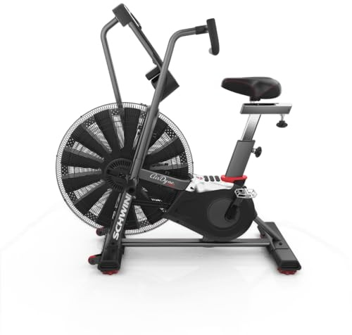 Schwinn Airdyne AD8, Profi-Fitnessbike mit grenzenlosem Luftwiderstand, LCD-Konsole mit Watt-Anzeige, Trainingsprogramme für HIIT, max. Benutzergewicht 160 kg, Trinkflaschenhalterung, Crossfit Trainer