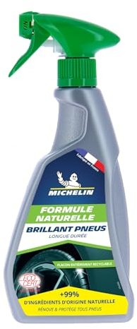 MICHELIN 009161 Nettoyant Brillant Pneus, Formule Naturelle, 500 ml