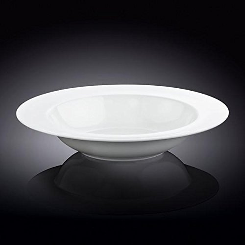 Wilmax WL-991219/A - Piatto profondo in porcellana, diametro 28 cm, capacità 800 ml, colore: Bianco