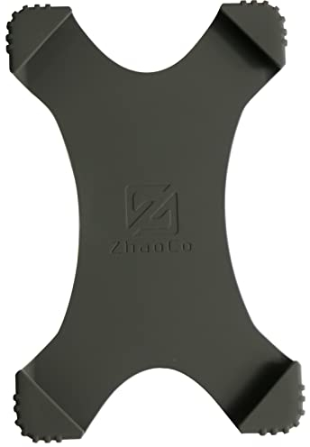 ZhaoCo Universal Anti-Rutsch Silikon Handschlaufe Griff Halter Fingerhalterung für 6 / 6,8'' / 7'' Kindle eReader/Kobo/Sony Ebook - Grau