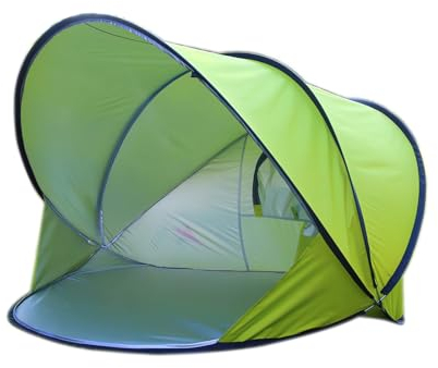 HYPIQQ Strandmuschel Pop Up Strandzelt UV-Schutz UPF50+ Tragbarer Strand Zelt Für Familien Strand Camping Garten,Grün