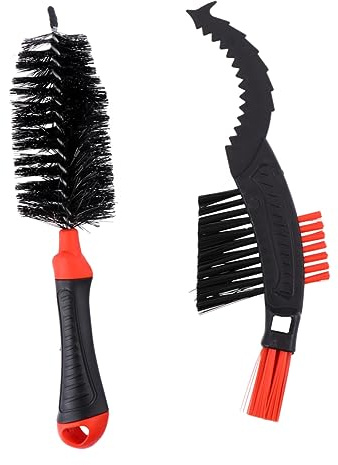 Bike Chain Cleaner Brush 2Pcs Nylon for Bicycle Chain, Mountain Bikes