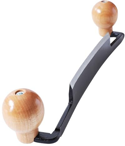 Debarking - Outil pour dessiner le cutter - Double poignées - Grattoir à bois - Grattoir droit - Travail du bois - Couteau de traction coopératif - Sculpture vocale - Rasage pour jardin