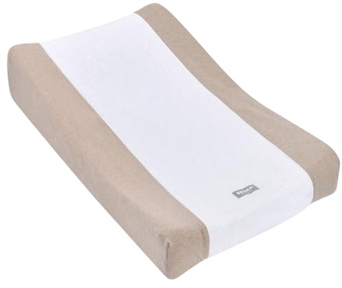 BÉABA, Housse pour Matelas à Langer Sofalange, 100% Coton Nid d'abeille, Eponge Moelleuse, Drap Absorbant, Confort Optimal, Tissus Certifiés Oekotex, Terre d'Argile