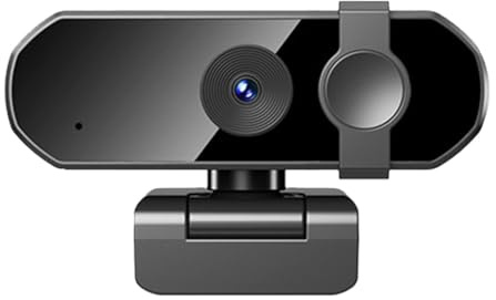 Full HD-webbkamera Med Inbyggd Mikrofon, Plug & Play USB-webbkamera 125° Vidvinkelkamera, Integritetsskydd, För Stationär Dator Eller Bärbar Dator, Streaming(Black A,1080P)