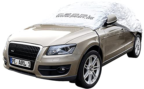 PEARL Autohaube: Premium Auto-Halbgarage für Kleinbus & Transporter, 470 x 140 x 65 cm (Halbgarage Auto Winter, Auto Halbgarage Kleinwagen, Winterschutz Hauben)