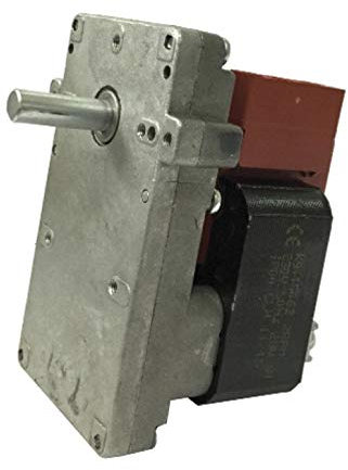 Easyricambi Motoriduttore per Stufa a Pellet KENTA K9115005 1,5 RPM Albero da 8,5mm Motore per carico Pellet