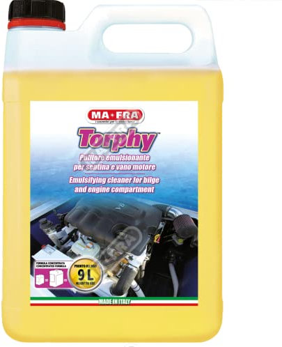 MAFRA, Torphy, Detergente Concentrato per Sentina e Vano Motore, 4500ml