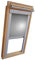 Verdunkelungsrollo THERMO Alu-Rückseite für VELUX Dachfenster TYP GGL/GPL/GGU/GPU - MK06 - Farbe Silber-Grau - mit Aluminium Seitenschienen - KLICK Montage