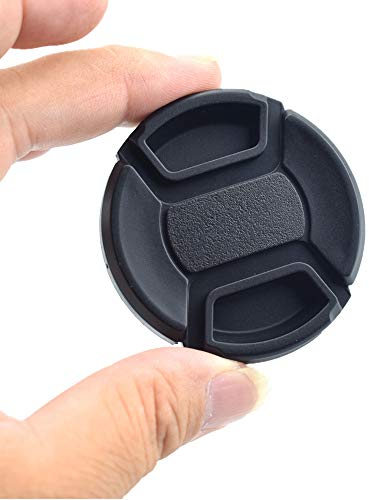 Copriobiettivo per fotocamera da 39mm, copriobiettivo o centrale, per Nikon, Canon, Sony e altre fotocamere DSLR (39mm Tappo coprilente).