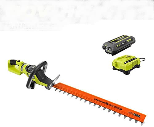 RYOBI 40V HP Brushless 26 in. Cordless Battery Hedge Trimmer with 2.0 Ah Battery and Charger