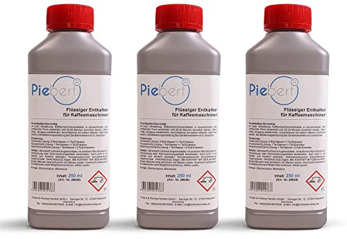 3x 250ml Flüssigentkalker 28649 kompatibel mit Philips, Saeco, DeLonghi Kaffeevollautomaten