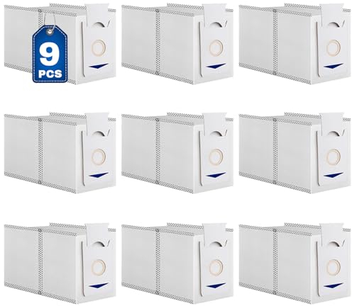 CHUANCHENG 9 x Staubsaugerbeutel für Ecovacs T30 / T30 PRO / T30 MAX Staubsauger Ersatz