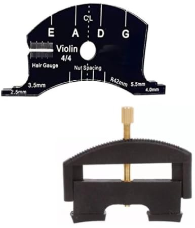 ModouString 4/4 Violin String Lifter and Violin Bridge Template kit for Luthiers Install Repair Tools Violin Parts