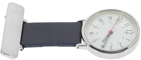 TOGEVAL Reloj De Enfermera Clip De Solapa Reloj Colgante para Enfermeras Broche para Mujeres Brillante Dije