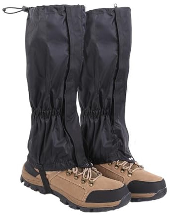 KLLOR Hiking Gaiters,Children's Leg Gaiters,Polyester Fiber High Leg Cover,Adjustable Size Lower Legs Guards,for Outdoor Work and Sports