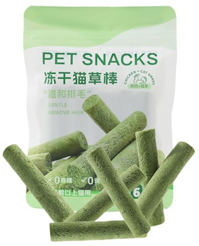 Celuicion Para masticar con, Snack Limpieza Dientes Para , Palitos Naturales Liofilizados con Pollo para Estimular el Apetito de y Gatos Adultos de Interior