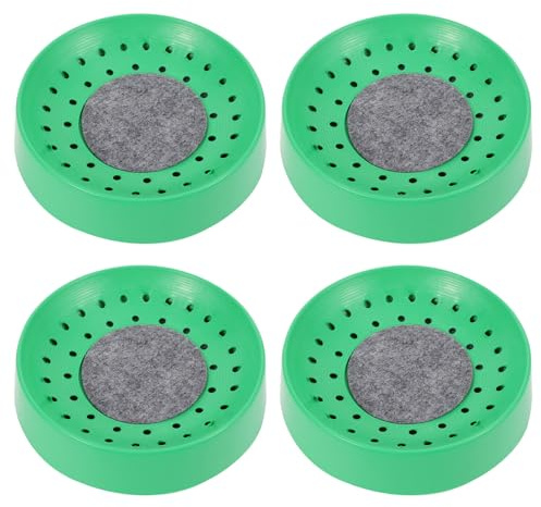 NUOBESTY Nid de Reproduction Tapis en Plastique 4pcs pour Pigeons Bol D'incubation Vert Lavable et Facile à Sécher pour Élevage D'œufs d'oiseaux