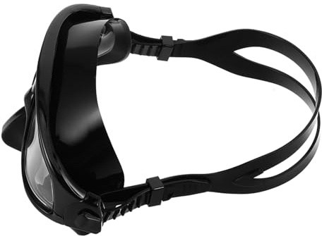 Mikinona Maschera da Sub per Adulti con Ampio Campo Visivo Maschera da Snorkeling con Coprinaso e Cinturino Regolabile Occhialini Trasparenti Anti-Perdite per Pesca Subacquea e