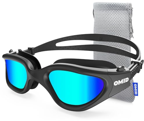 OMID Schwimmbrille, P2 Komfortable Anti-Fog Schwimmbrille für Männer Frauen Erwachsene Jugend