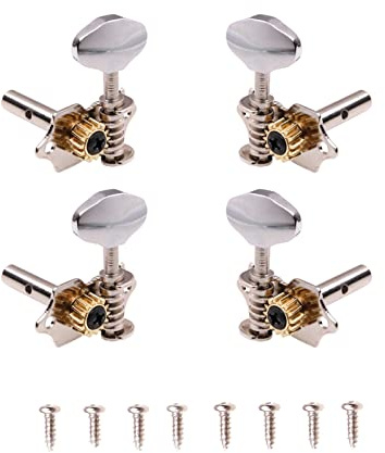 Tuner Maskinhuvud 1 Ställ Ukulele String Tuning Pegs Tuners För Ukulele Uke Gitarr Med Skruvar