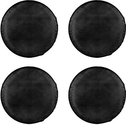 ETOPARS 4 Stück Reifenabdeckungen 18 Zoll bis 21 Zoll Auto Reifenabdeckung Wasserdichter Reifenabdeckung Radschutzhülle Reserveradabdeckung Reifenschutz LKW Schwarz