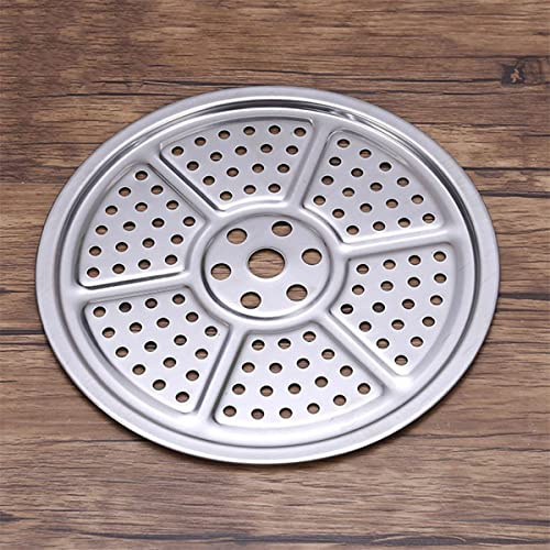 ECYC Ltd 14 Round Stainless Steel Steamer Rack Steam Tray Stand, Pressure Cooker Canner Rack Canning Steamer Rack Pot Steamer Insert Rack Steamer Plates with Holes for Kitchen Cooking