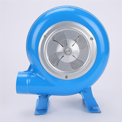 jwfxiaodige Soplador Eléctrico Pequeño for El Hogar, Sopladores de Aire for Barbacoa, Encendedor de Chimenea de Carbón de Bajo Ruido, Soplador de Forja, Soporte Fijo, Salida de Aire Ajustable(150W)