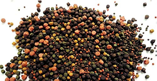 Premium Koifutter 3-6 mm 5 Sorten Spezialmischung 15 kg Sack von Sahawa, Teichfutter, Fischfutter, Gartenteich, schwimmende Koipellet für Kois