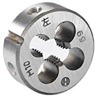 sourcing map M10 x 1,5 Filière Filetage Gauche Main Métrique Machine HSS Acier Haut Vitesse