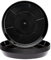 Garronda Blumentopf Untersetzer GD-0026 (5 Stück Schwarz, ⌀ 40 cm H 5,2 cm)