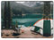 Teppich 203,2 x 147,3 cm – Serenity Lake Camping Druck Teppich für Wohnzimmer, Büro, Couchtisch, Bett, Balkon